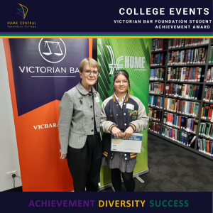 Victorian Bar Foundation Student Achievement Award