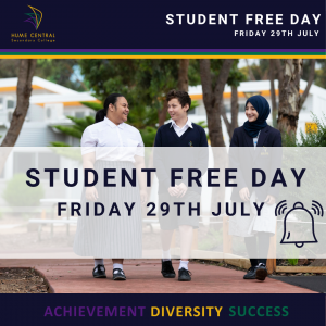 Student Free Day - Friday 29th July