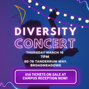 Diversity Concert - Thursday March 16 - Tickets on Sale NOW