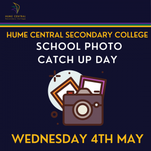School Photos Catch Up Day – Wednesday 4th of May