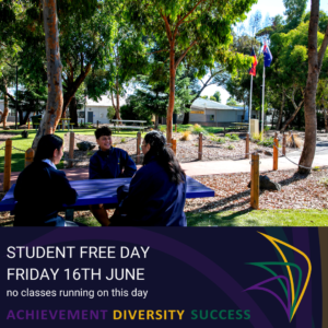 Student Free Day - Friday June 16