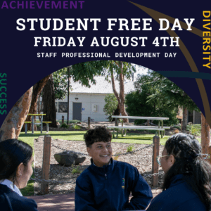Student Free Day - Friday August 4th
