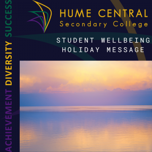 Student Wellbeing Holiday Message