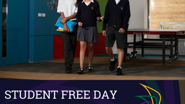 Student Free Day – Monday October 31