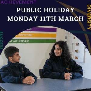 Public Holiday - Monday March 11th